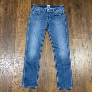 Hudson Nicole Ankle Skinny Back Flap Pockets Jeans